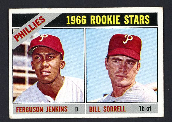 1966 Topps Baseball #254 Fergie Jenkins Phillies EX 447586