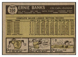 1961 Topps Baseball #350 Ernie Banks Cubs VG-EX/EX 447618