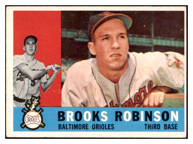 1960 Topps Baseball #028 Brooks Robinson Orioles EX+/EX-MT 447624