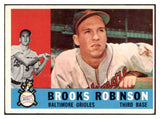 1960 Topps Baseball #028 Brooks Robinson Orioles EX+/EX-MT 447624