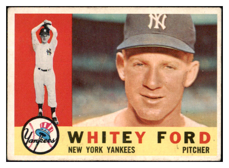 1960 Topps Baseball #035 Whitey Ford Yankees VG 447642