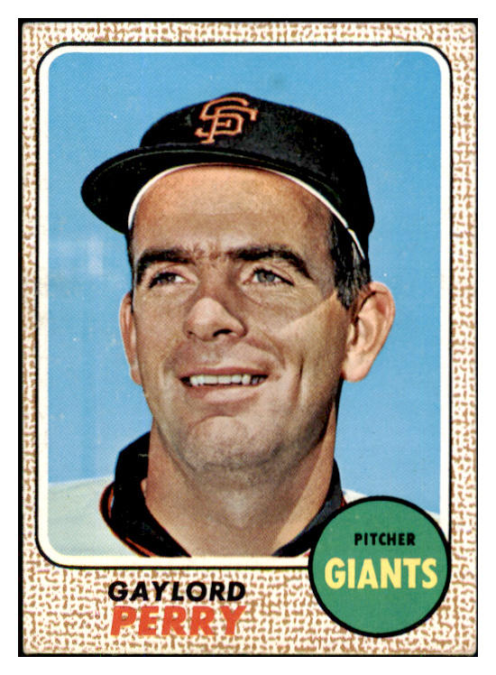 1968 Topps Baseball #085 Gaylord Perry Giants EX-MT 447673