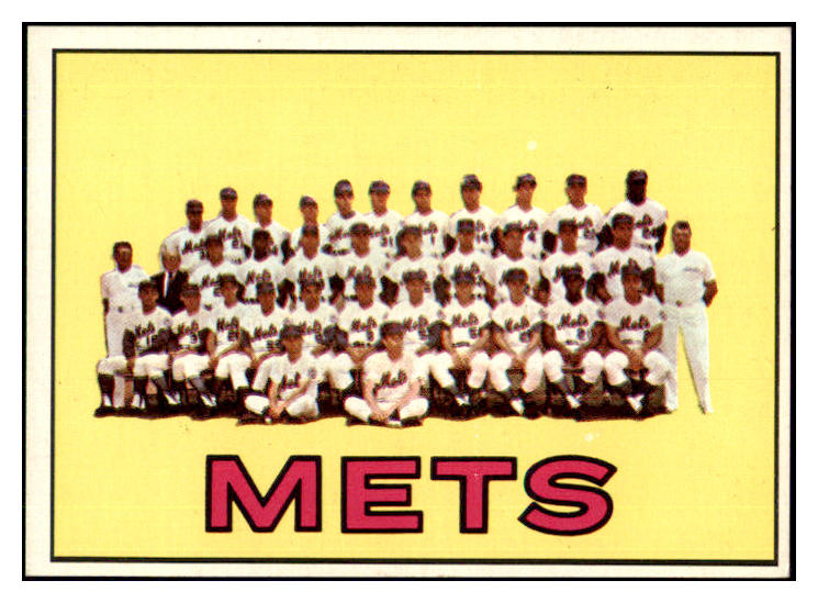 1967 Topps Baseball #042 New York Mets Team EX-MT 447704