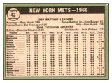 1967 Topps Baseball #042 New York Mets Team EX-MT 447704