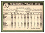 1967 Topps Baseball #102 Philadelphia Phillies Team NR-MT 447705