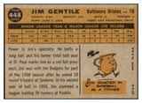 1960 Topps Baseball #448 Jim Gentile Orioles EX-MT 447720