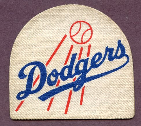 1955 Post Sugar Crisp Emblems Brooklyn Dodgers EX 447813