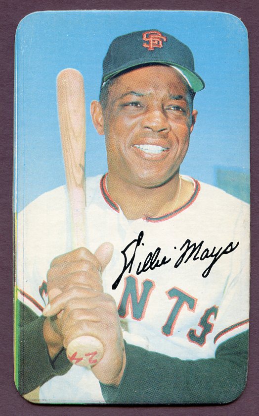 1970 Topps Baseball Supers #018 Willie Mays Giants NR-MT 447814