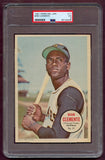 1967 Topps Baseball Pin Ups #011 Roberto Clemente Pirates PSA 3 VG 447827