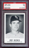 1960 Leaf Baseball #074 Joe Hicks White Sox PSA 7 NM 448101