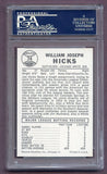 1960 Leaf Baseball #074 Joe Hicks White Sox PSA 7 NM 448101