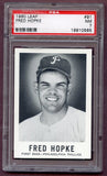 1960 Leaf Baseball #091 Fred Hopke Phillies PSA 7 NM 448118
