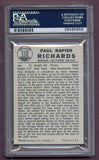 1960 Leaf Baseball #112 Paul Richards Orioles PSA 7 NM 448139