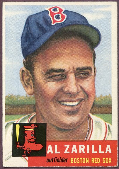 1953 Topps Baseball #181 Al Zarilla Red Sox EX-MT 448186