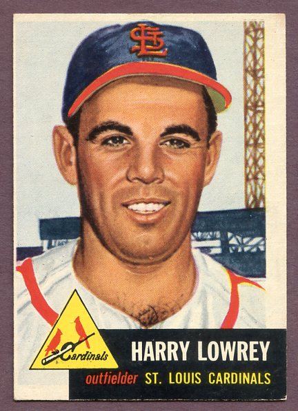 1953 Topps Baseball #016 Peanuts Lowrey Cardinals EX-MT 448201