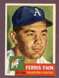 1953 Topps Baseball #024 Ferris Fain A's EX-MT 448231