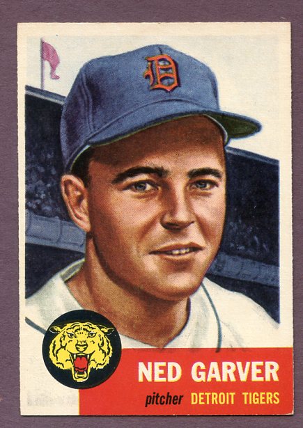 1953 Topps Baseball #112 Ned Garver Tigers EX-MT 448246