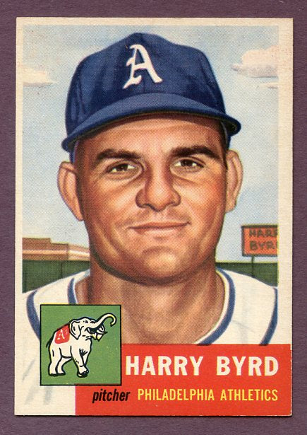 1953 Topps Baseball #131 Harry Byrd A's EX-MT 448258