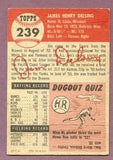 1953 Topps Baseball #239 Jim Delsing Tigers FR-GD 448278