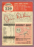 1953 Topps Baseball #239 Jim Delsing Tigers FR-GD 448297
