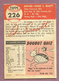 1953 Topps Baseball #226 Ed Erautt Reds Good 448309