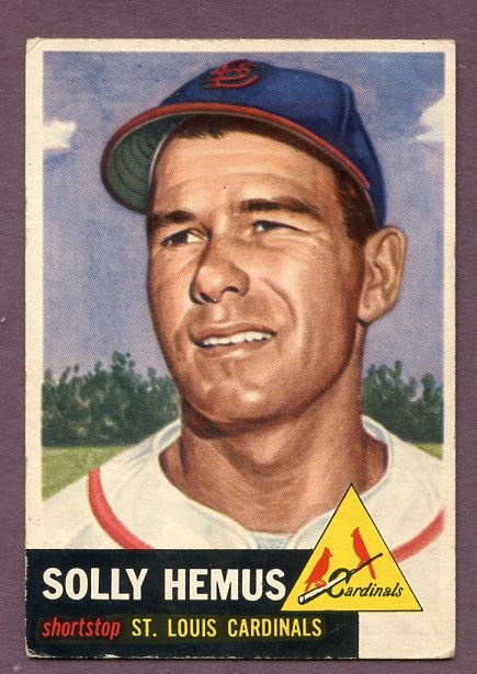 1953 Topps Baseball #231 Solly Hemus Cardinals VG-EX 448394