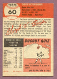 1953 Topps Baseball #060 Cloyd Boyer Cardinals EX 448442