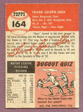 1953 Topps Baseball #164 Frank Shea Senators EX 448472