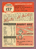 1953 Topps Baseball #127 Clint Courtney Browns EX 448488