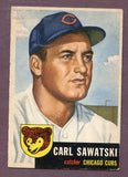 1953 Topps Baseball #202 Carl Sawatski Cubs EX 448509