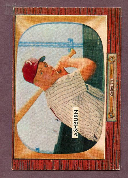 1955 Bowman Baseball #130 Richie Ashburn Phillies EX-MT 448656
