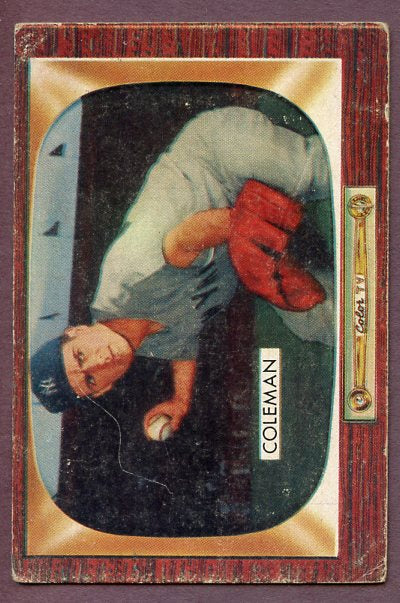 1955 Bowman Baseball #099 Jerry Coleman Yankees VG 448719