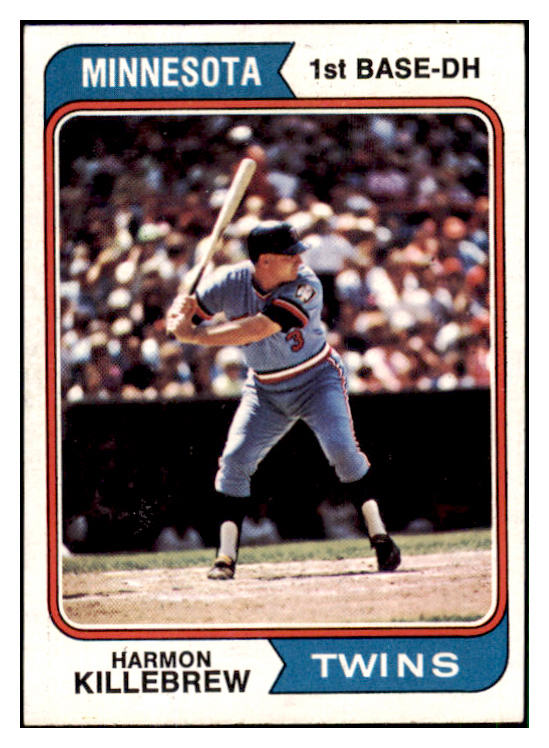 1974 Topps Baseball #400 Harmon Killebrew Twins NR-MT 448765