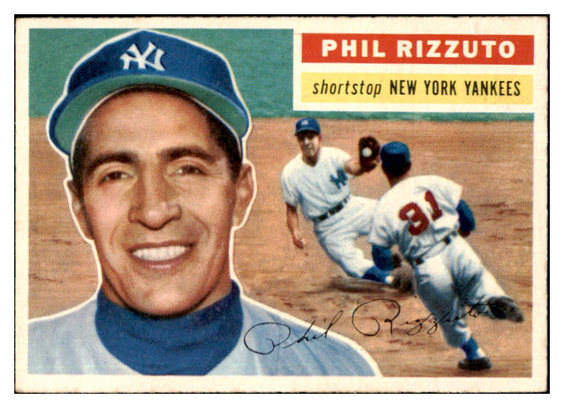 1956 Topps Baseball #113 Phil Rizzuto Yankees EX-MT/NR-MT Gray 448807