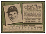 1971 Topps Baseball #100 Pete Rose Reds VG 448842