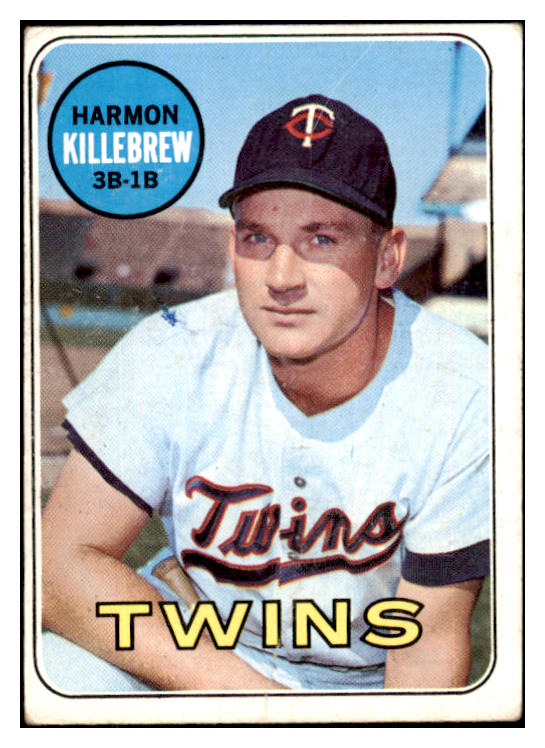 1969 Topps Baseball #375 Harmon Killebrew Twins VG-EX 448846