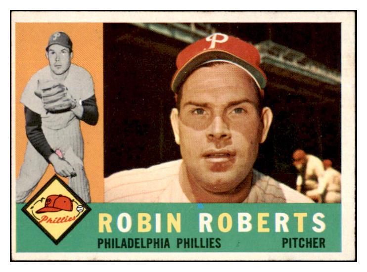 1960 Topps Baseball #264 Robin Roberts Phillies EX-MT 448848