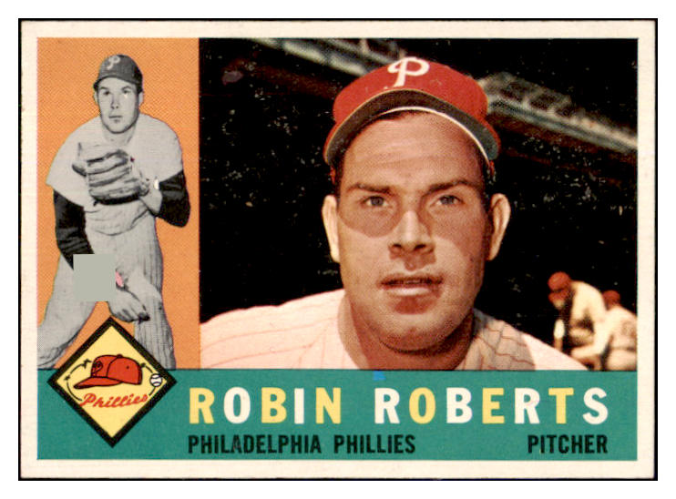 1960 Topps Baseball #264 Robin Roberts Phillies EX-MT 448849