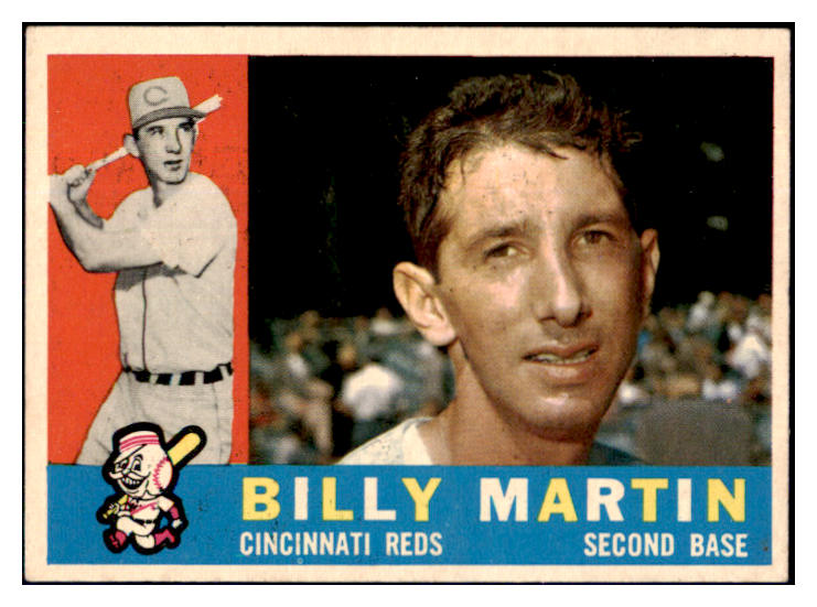 1960 Topps Baseball #173 Billy Martin Reds EX+/EX-MT 448851