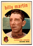 1959 Topps Baseball #295 Billy Martin Indians VG-EX 448854