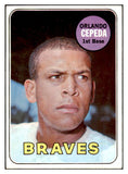 1969 Topps Baseball #385 Orlando Cepeda Braves VG-EX 448863