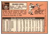 1969 Topps Baseball #385 Orlando Cepeda Braves VG-EX 448863