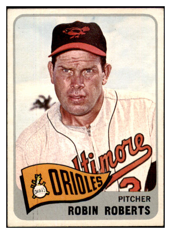 1965 Topps Baseball #015 Robin Roberts Orioles EX 448867