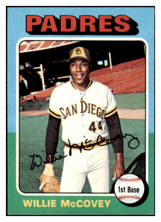 1975 Topps Baseball #450 Willie McCovey Padres VG-EX/EX 448884
