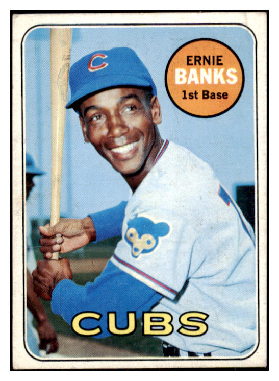 1969 Topps Baseball #020 Ernie Banks Cubs VG-EX 448925