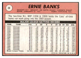1969 Topps Baseball #020 Ernie Banks Cubs VG-EX 448925