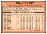 1969 Topps Baseball #020 Ernie Banks Cubs VG-EX 448926