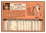 1969 Topps Baseball #573 Jim Palmer Orioles EX 448937