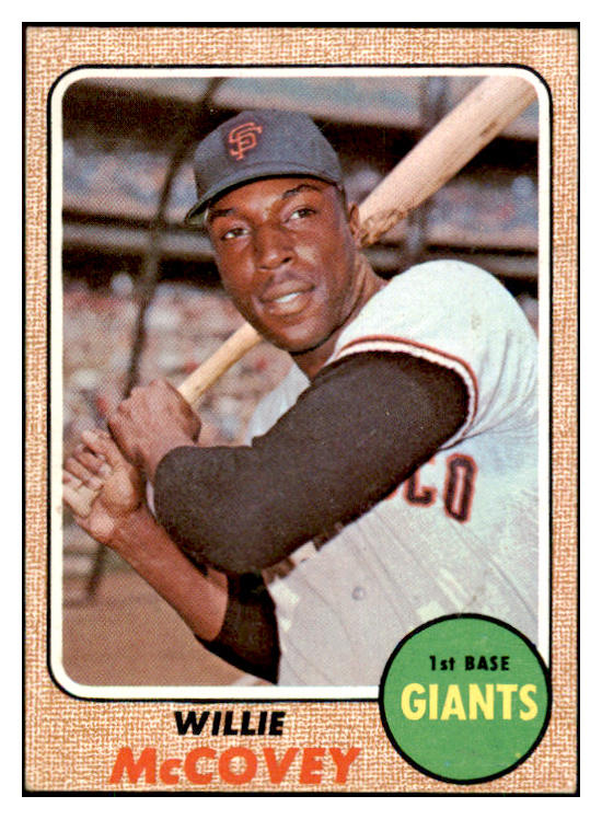 1968 Topps Baseball #290 Willie McCovey Giants EX 448948