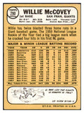 1968 Topps Baseball #290 Willie McCovey Giants VG-EX 448949